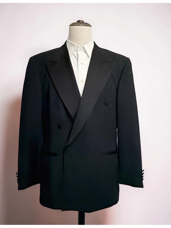Hugo Boss Other - HUGO BOSS Men’s Double-Breasted Tuxedo | Black | Super 100 | 100% Wool | 40R